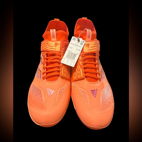 Adidas Adizero Afterburner Orange Baseball Cleats Size Men's 15 GZ6511 NWT - Picture 2 of 4
